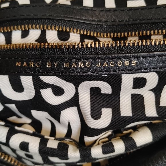 Authentic Classic Q Baby Groovee Satchel Marc by Marc Jacobs Black Leather - Picture 8 of 9